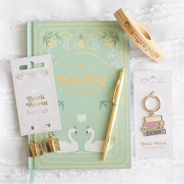 Book Worm Earrings